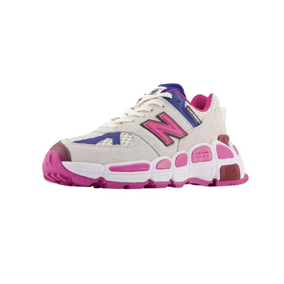 New Balance YURT Salehe Bembury Mens White Pink Blue MS574SA Sneakers 9.5 New DS - Picture 2 of 9